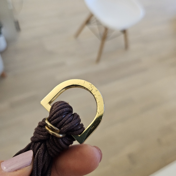 Armani Exchange Gold and Brown Key Holder - Picture 6 of 6